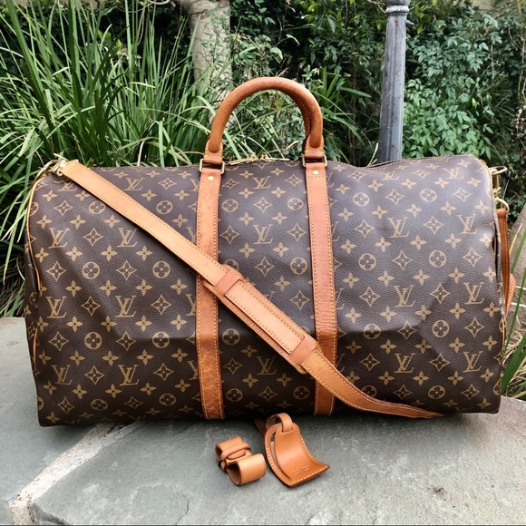 Louis Vuitton Handbags - 💯LV Keepall Bandouliere 55 •W/STRAP & ACCESSORIES